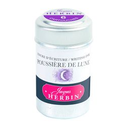 Картриджи для ручки Herbin Poussière de lune темно-фиолетовые 6 шт (20148T)