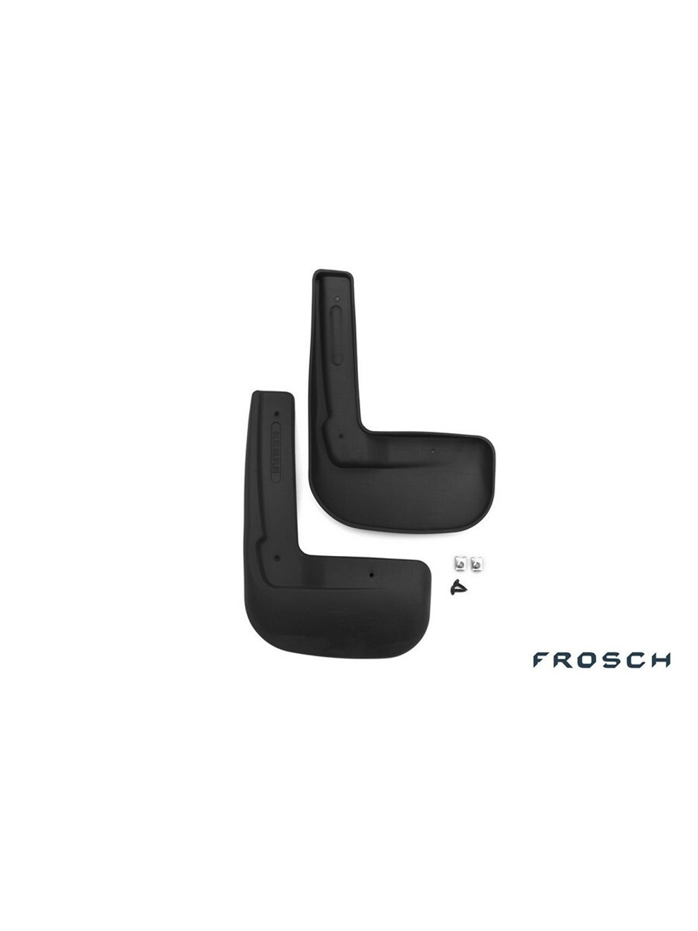 Брызговики передние подходят для VOLKSWAGEN Polo, 2015-2020, седан, 2 шт. (optimum) в коробке  FROSCH.51.37.F10