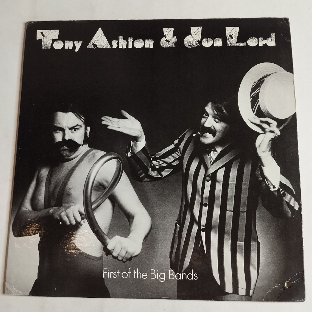 Винтажная виниловая пластинка LP Tony Ashton and Jon Lord First Of The Big Bands (USA 1974)