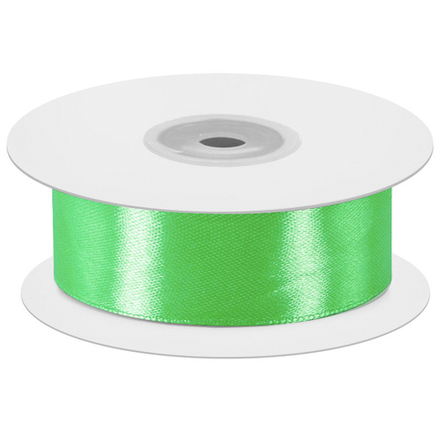 Лента атласная (0,7 см*22,85 м) Светло-зеленый, 1 шт.