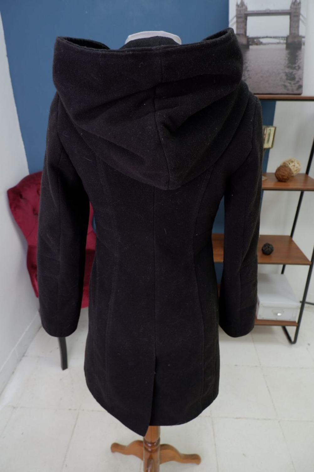 Пальто "Джей" с шерстью 42 размер