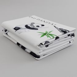 Простынь перкаль Сказка "Панды" 200x215 см