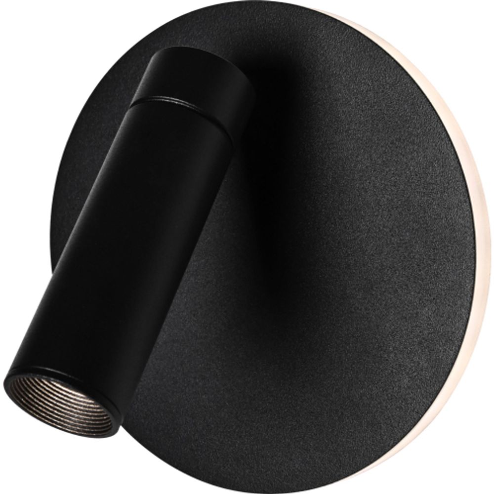 Декоративная подсветка светодиодная ЭРА EDGAR WL55 BK для интерьера COB 5Вт/SMD 7Вт 4000К черный IP20 | Настенная подсветка