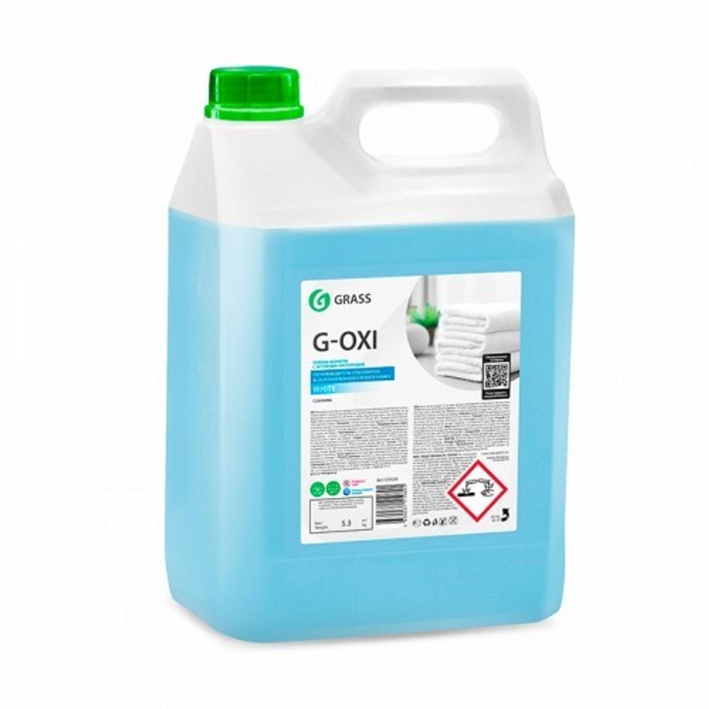 GraSS Пятновыводитель-отбеливатель G-Oxi для белых вещей с активным кислородом 5л