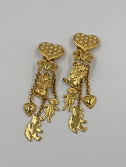 Клипсы с подвесками Kirks Folly