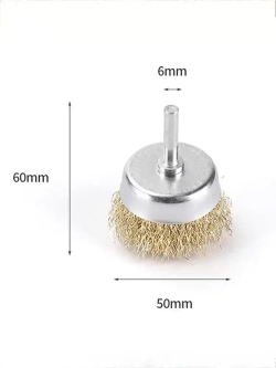Набор щеток-крацовок для дрели и шуруповёрта. Корщётка металлическая для удаления ржавчины 5 шт