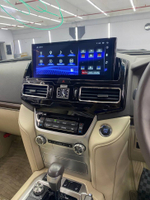 Магнитола для Toyota Land Cruiser 200 2015-2021 (с JBL и 360) - Radiola RDL-LC200-High монитор 12.3" на Android 12, 8/128Гб, CarPlay, 4G SIM-слот
