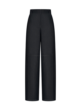 Брюки карго из денима с отстрочками