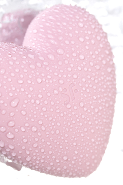 Вакуум-волновой стимулятор клитора с вибрацией Satisfyer Cutie Heart, силикон, розовый, 7,7 см