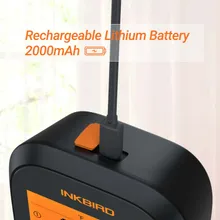 Беспроводной цифровой Wi-Fi-термометр InkBird IBBQ-4T, 4 щупа