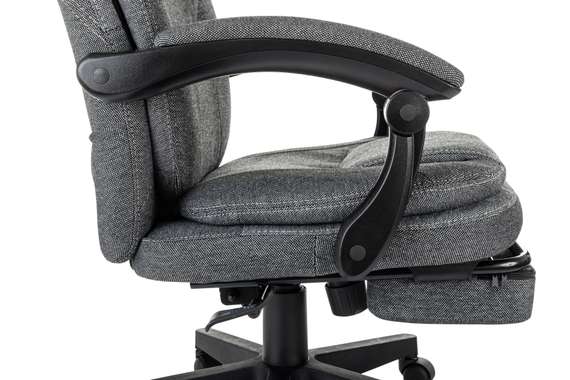 Кресло руководителя Бюрократ CH-868MSG-BF серый 3C1 крестов. пластик подст.для ног пластик черный