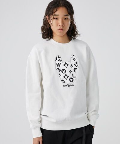 Свитшот с монограммный логотипом ladok