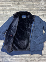 Кардиган с мехом Kiton