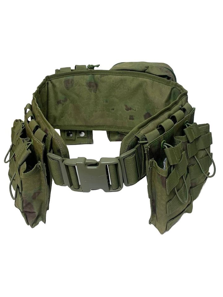Пояс тактический разгрузочный с подсумками (мох)