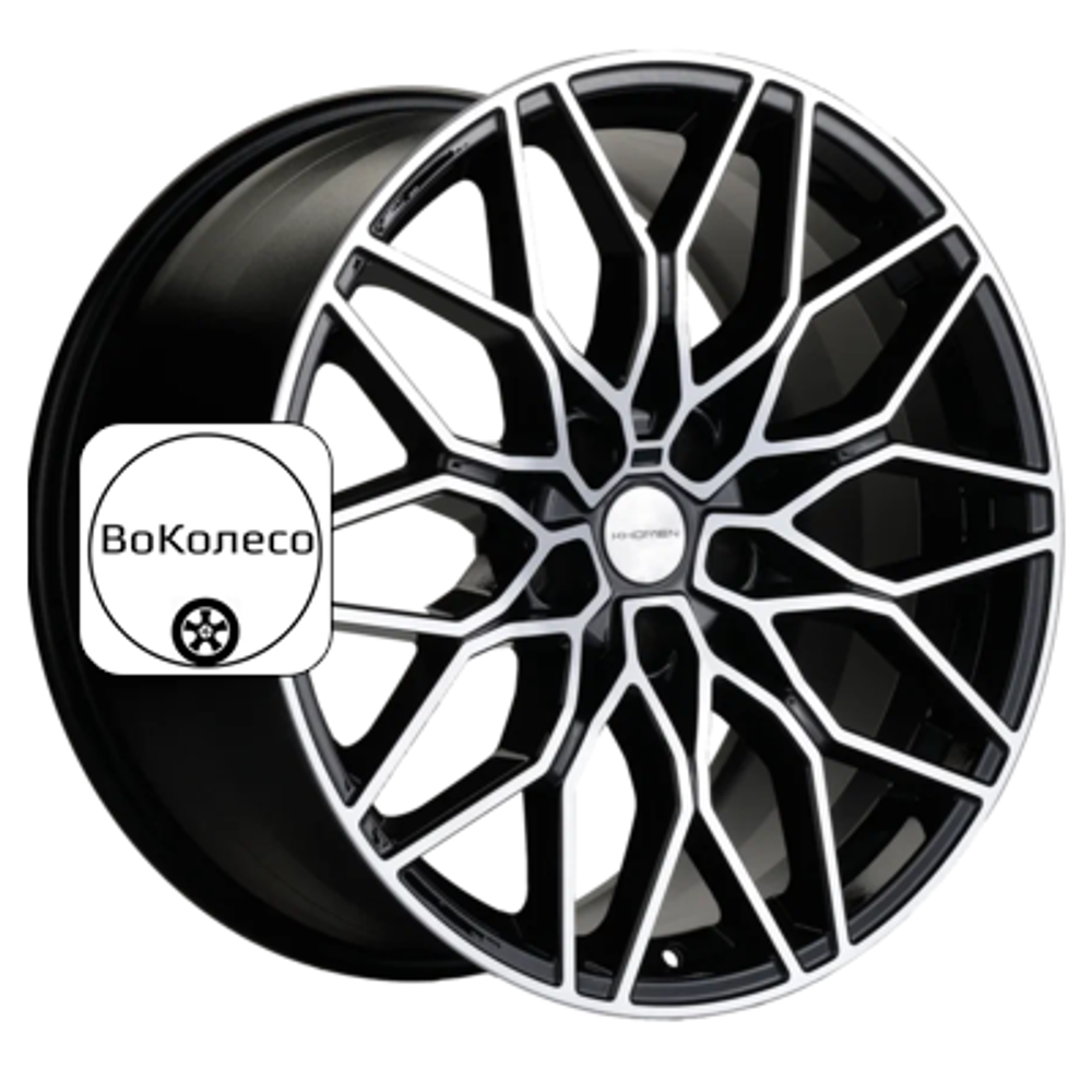 8,5x19/5x112 ET30 D66,6 KHW1902 (Audi/VW) Black-FP Khomen Wheels