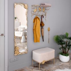 Вешалка настенная Monstera Deliciosa (Монстера) Айвори