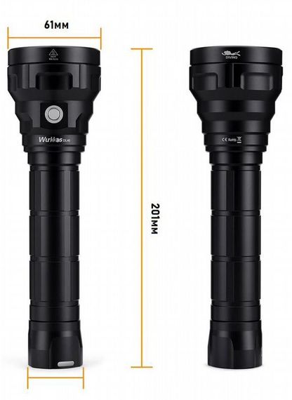 Подводный фонарь Wurkkos DL40 5000 lm