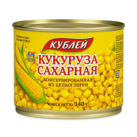 Кукуруза Кублей 310 гр