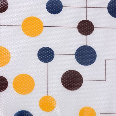 Противоскользящий коврик Color с цветными кругами (30х150 см) (Цвет: не задано)