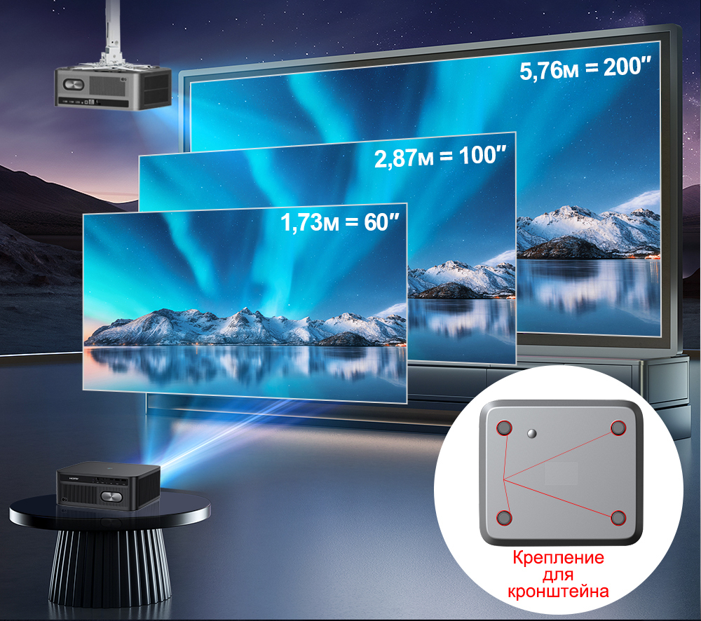 Проектор ThundeaL TD98 Pro ATV