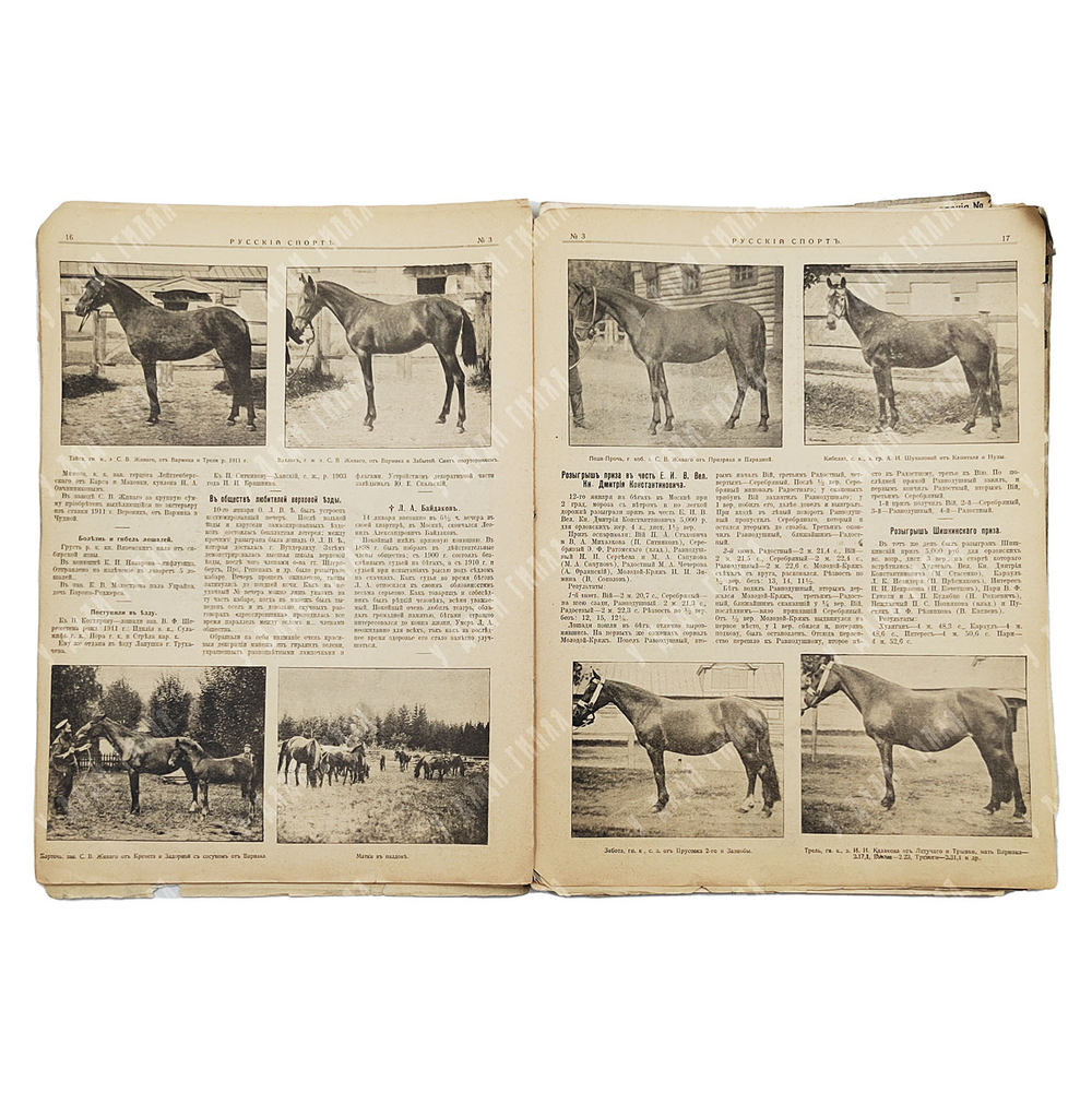 Журнал Русский спорт. Иллюстрированный журнал всех видов спорта. №3. 1914