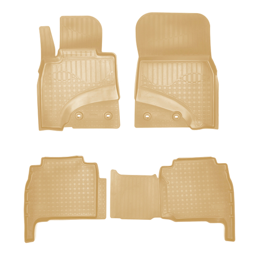 Ковры в салон Norplast/Unidec для Lexus LX 570 в кузове UZJ200 (2007-)Полиуретан,Бежевый, арт.NPA11-C47-500-B