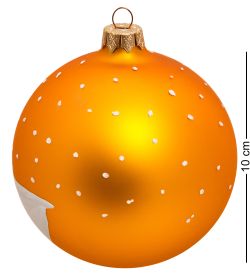 НФШ-1471/1 Ел.украшение Шар «Дед Мороз со снеговиком» 100 мм