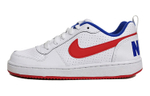 Nike Court Borough Low synthetic leather lightweight balanced wear-resistant non-slip low-top sneakers GS white blue red