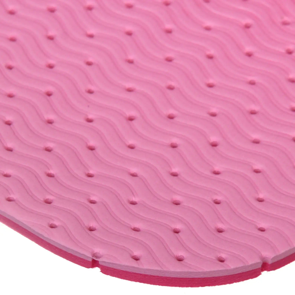 Коврик для йоги 6 мм 183х61 см «Sports time» перфорированный (ТРЕ), св.розовый/розовый
