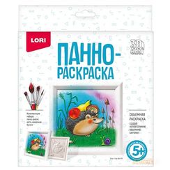 Набор Для Творчества 3D Art Панно-раскраска 15*15см "Ежик" Ирп-011 Lori в Сочи