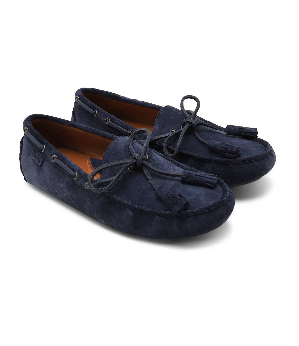 Кожаные мокасины anders POLO RALPH LAUREN - темно-синий(803916580)