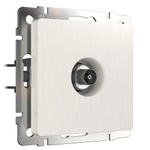 ТВ-розетка оконечная (перламутровый рифленый)