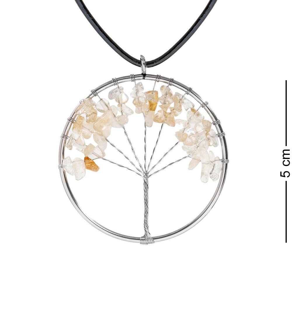 NP-02/2 Кулон с камнями «Цитрин»