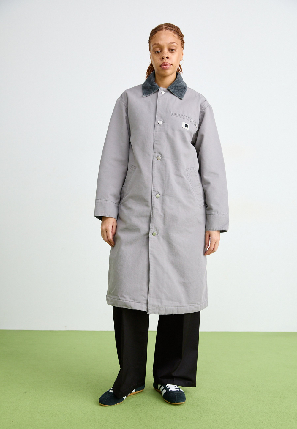 Carhartt WIP Классическое пальто - Серый
