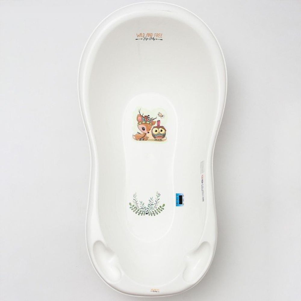 Ванна детская "Дикий запад" 86 см (с терм. и сливом) белый Оленeнок