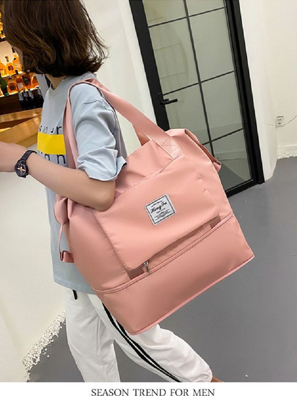 Сумка розовая (трансформер),дорожная,спортивная,для путешествий (657964862153)