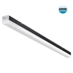 359113 OVER NT23 000 черный Светильник линейный, в комплекте прямой соединитель, крепёжные планки, сетевой кабель 2м IP20 LED 50W 4000K 100-265V BITS