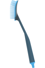 Щетка для мытья посуды cleantech с запасной насадкой, синяя