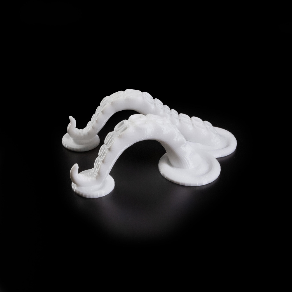 Держатель планшета в виде щупальцев осьминога Кракена, белая