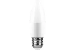 Лампа светодиодная Feron LB-970 220V C37 Е27 13W 4000K свеча 42549