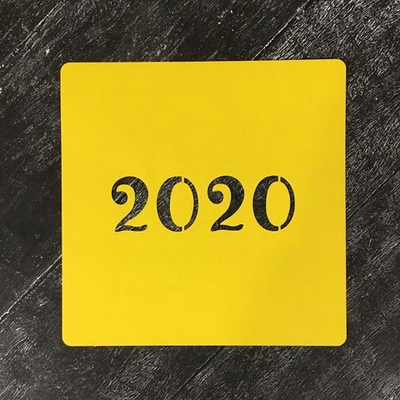 Трафарет новогодний 2020 №28