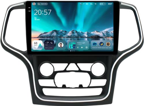 Магнитола для Jeep Grand Cherokee WK2 2013-2021 (ШГУ 8.4") - Teyes CC4 монитор 10.36" 2K QLED на Android 14, Быстрейшая, Snapdragon 680, DSP, CarPlay, 4G SIM-слот
