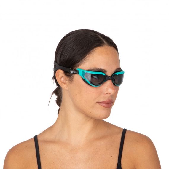 Очки для плавания Seac Rocket тонированные стекла черный/голубой