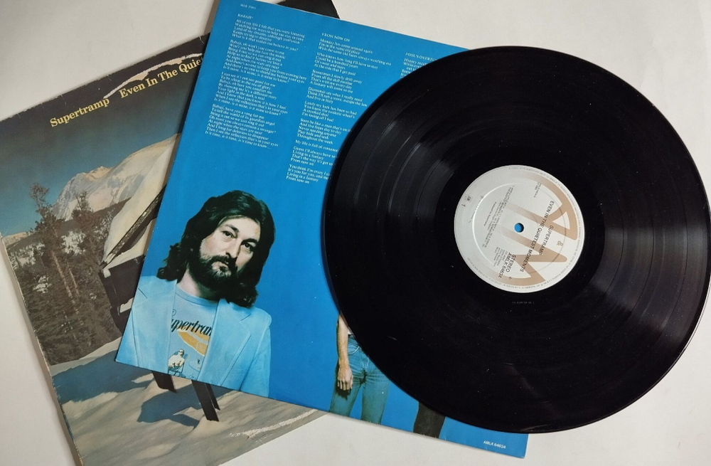 Винтажная виниловая пластинка LP Supertramp Even In The Quietest Moments (Holland 1977)