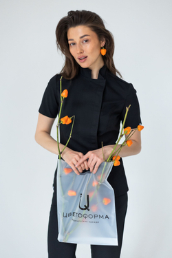 Блуза женская м222 toray стретч черный55