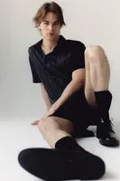 Атласная рубашка 