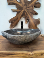Раковина из речного камня RS-65902 55х45х16 из натурального камня