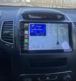Магнитола для KIA Sorento 2 XM 2012-2016 (климат на ШГУ, рамка большая) - FarCar S500-TS10 монитор 9.5" QLED на Android 14, Быстрая, CarPlay, 4G SIM-слот