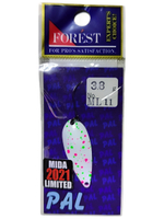 Блесна PAL Forest 3.8g на форель, голавль, хариус, Форест МИУ forest miu / dohna / rooney