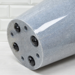 Горшок цветочный Grenada 16л D330мм на колесиках (гранит светло-серый)